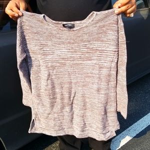 🇺🇦 NEW Grey Dressy Knit Top Size XL